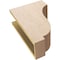 Ekena Millwork 6"W x 12"D x 18"H Classic Van Buren Rough Cedar Woodgrain TimberThane Corbel, Primed Tan CORUR06X12X18VANRCPR - alternate 6